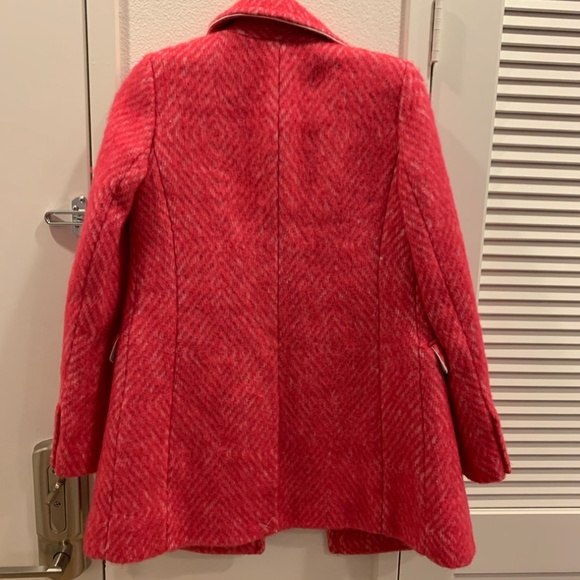 J Crew NWT Never Worn Pink Pea Coat - Picture 2 of 2